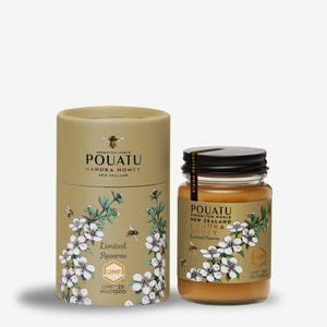 UMF25+ Mānuka Honey 150g Glass Jar & Outer Tube